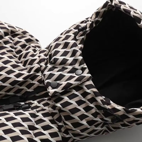 Veste d'hiver à capuche pour femme | Épaisse et chaude