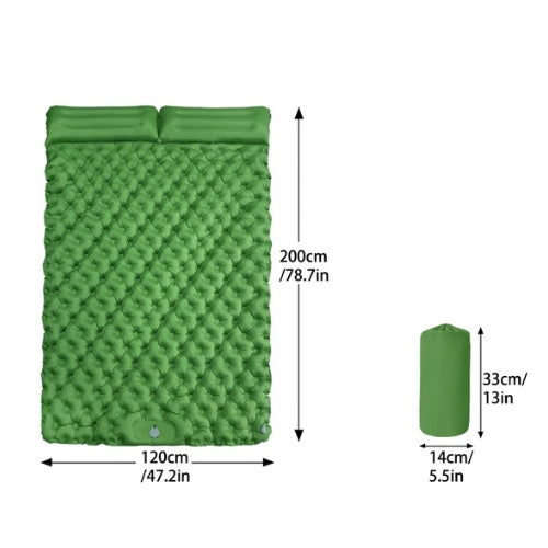 Matelas gonflable 2 places pour camping | Matelas camping 2 personnes