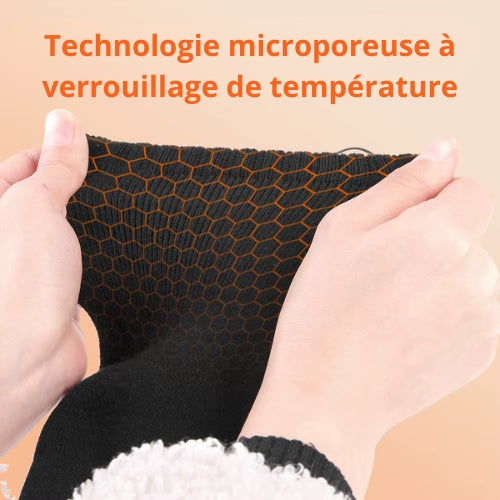 Chaussettes chauffantes d'hiver chaude | Recharge USB