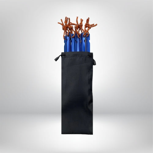 Lot de 10 piquets de tente ronds en aluminium | Accessoires de tente