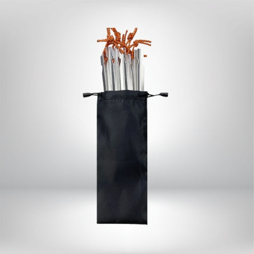 Lot de 10 piquets de tente ronds en aluminium | Accessoires de tente