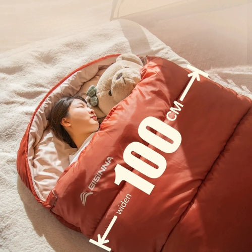 Grand sac de couchage de camping | 4 saisons / chaud