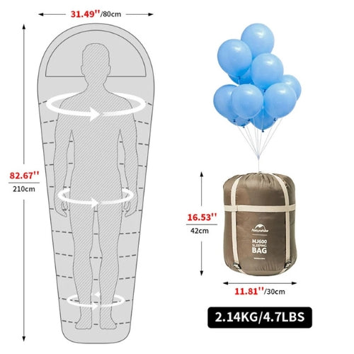 Sac de couchage imperméable et isolant | Sac de couchage ultra light