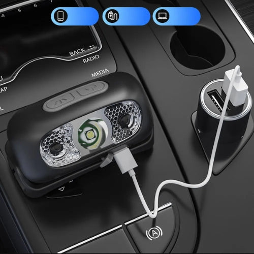 Lampe frontale montagne | Rechargeable & infrarouge