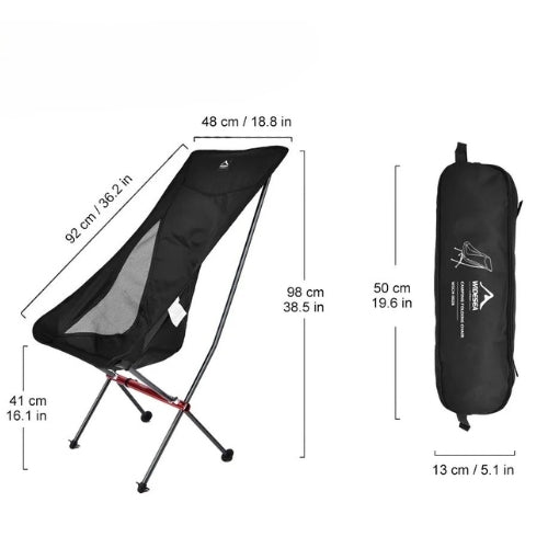 Chaise de Camping Pliante Ultra-Légère