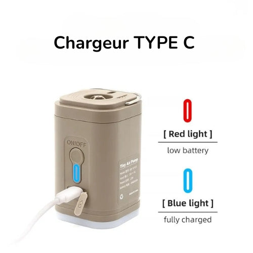 Pompe à air électrique portable | Gonfleur matelas électrique