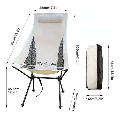 Chaise de camping pliante | Légère