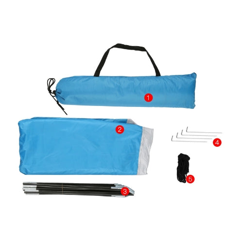 Tente de douche camping portable | Abri d'intimité pour le camping