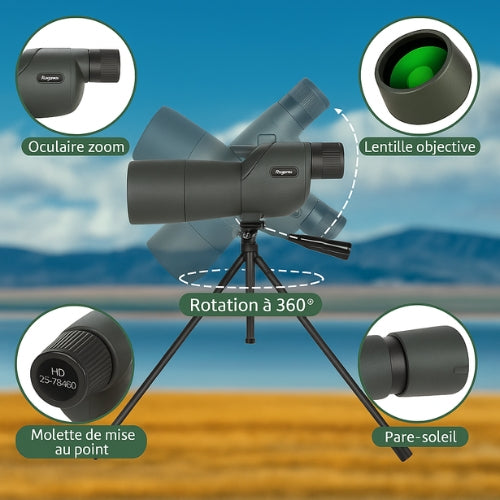 Télescope d'observation puissant | Télescope pour Randonnée & Exploration