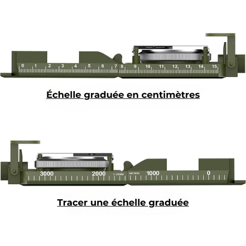 Boussole orientation - Boussole militaire | Survie / Randonnée