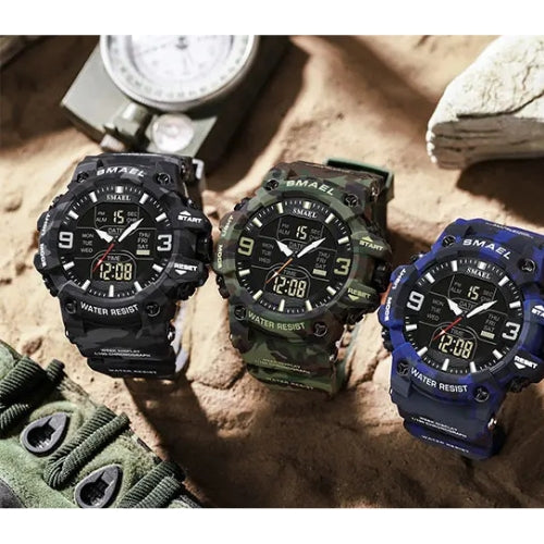 Montre tactique militaire - Montre de sport | Étanche / Solide