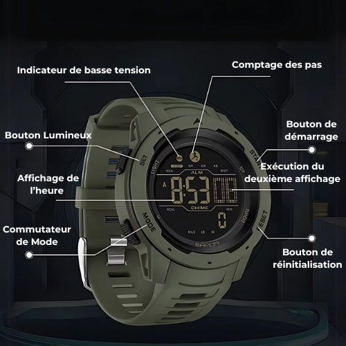 Montre de Sport - Homme | Polyvalente