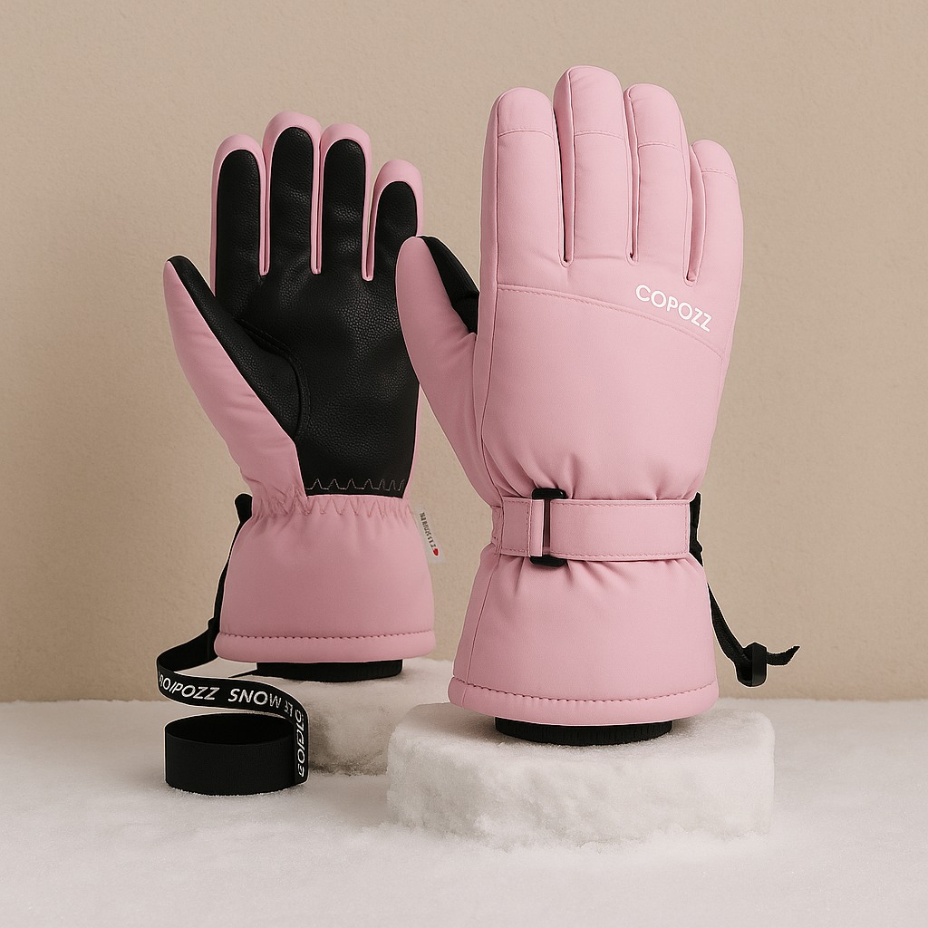 Gants de ski d'hiver unisexe - Thermique et chaud