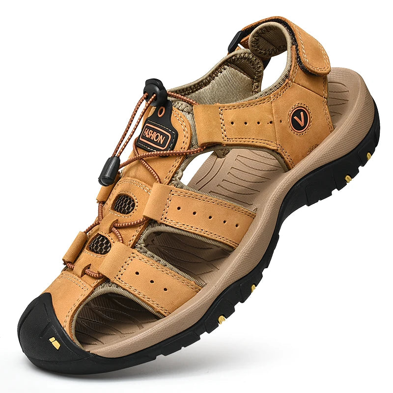 Sandales d'été en cuir véritable - Homme | Outdoor