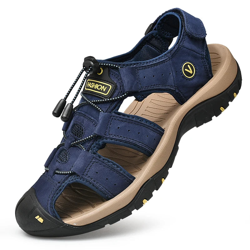 Sandales d'été en cuir véritable - Homme | Outdoor