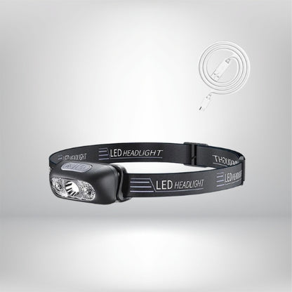 Lampe frontale montagne | Rechargeable & infrarouge