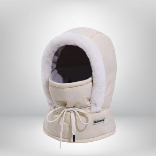 Cagoule thermique en peluche pour femmes | Coupe-vent