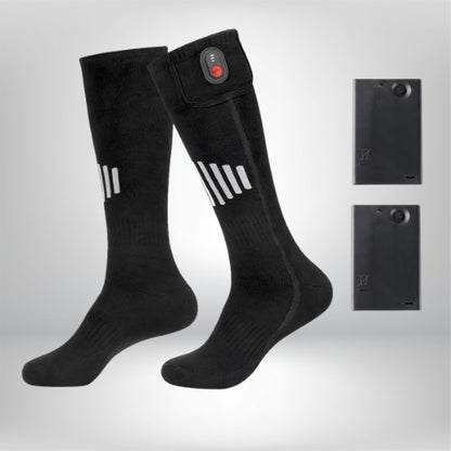 Chaussettes d'hiver chauffantes thermiques | Recharge USB - Chaude et épaisse