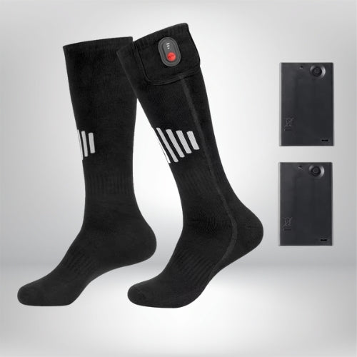 Chaussettes d'hiver chauffantes thermiques | Recharge USB - Chaude et épaisse
