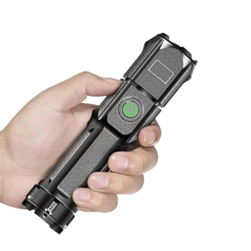 Lampe de poche tactique - Rechargeable longue portée | Haute puissance