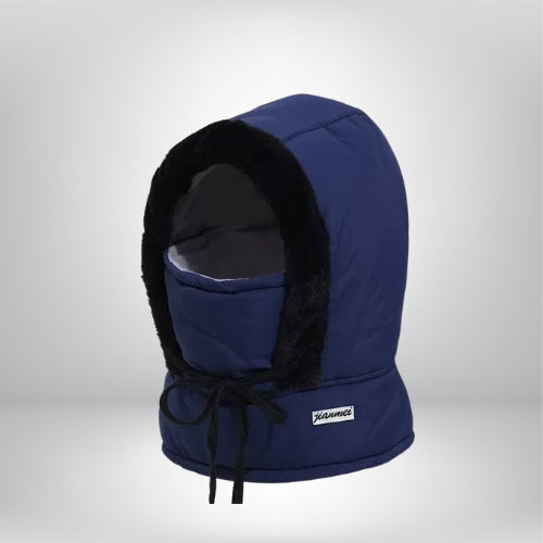 Cagoule thermique en peluche pour femmes | Coupe-vent