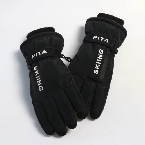 Gants de Ski professionnels pour femmes | Chauds et imperméables noir