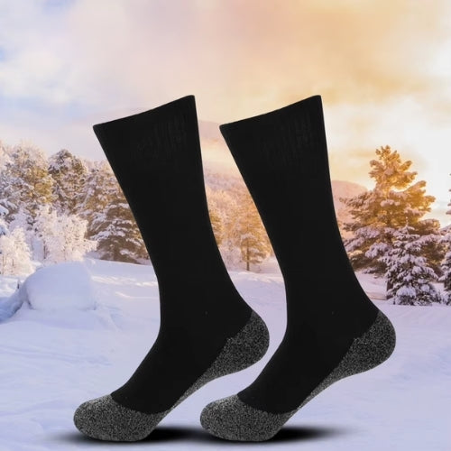 Chaussettes thermiques auto-chauffantes - Antidérapante et épaisse | Sport d'hiver