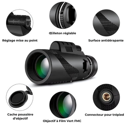 Télescope Monoculaires Portable Haute Puissance 80x100 | Randonnée & Observation