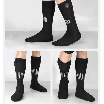 Chaussettes chauffantes d'hiver chaude | Recharge USB