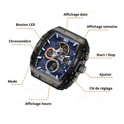 Montre de Sport - Élégante | Polyvalente
