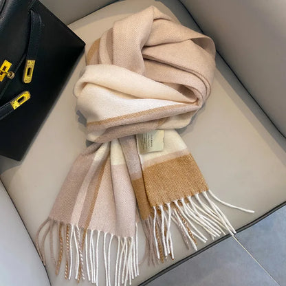 Écharpe d'hiver en laine pour femmes