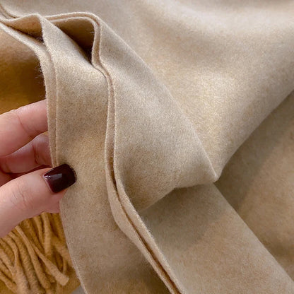 Écharpe d'hiver en laine pour femmes | Épais et doux