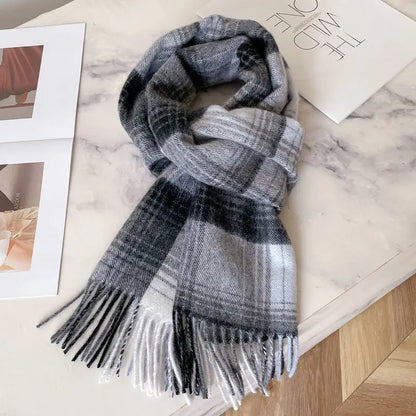 Écharpe d'hiver en laine pour femmes