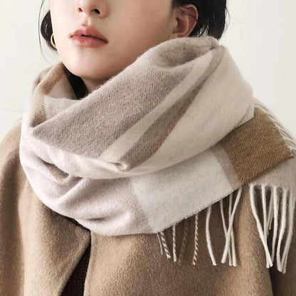 Écharpe d'hiver en laine pour femmes
